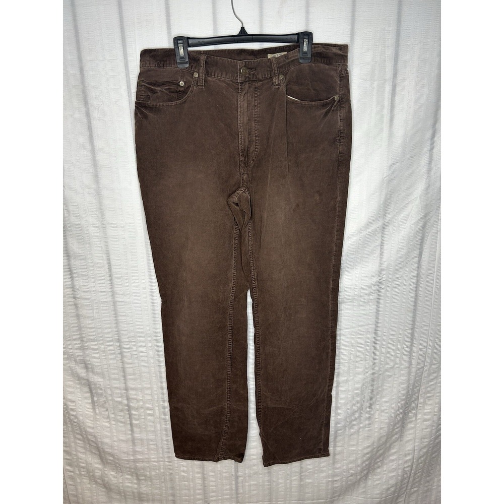 Polo Ralph Lauren Men’s Brown Corduroy Pants Size 36x32 5 Pocket Preppy VTG Y2K